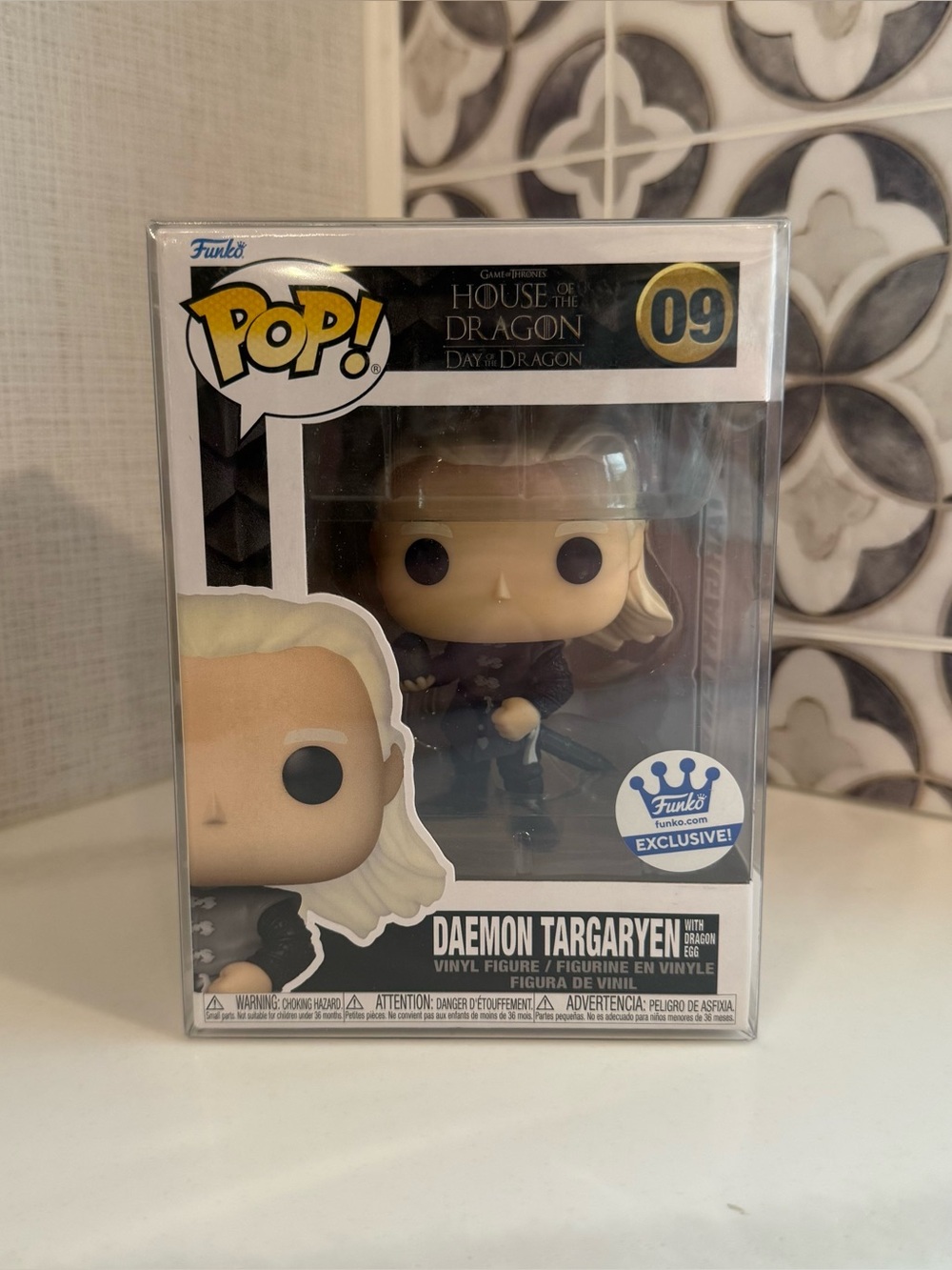 Funko Pop #09 Daemon Targaryen with Dragon Egg Funko Exclusive